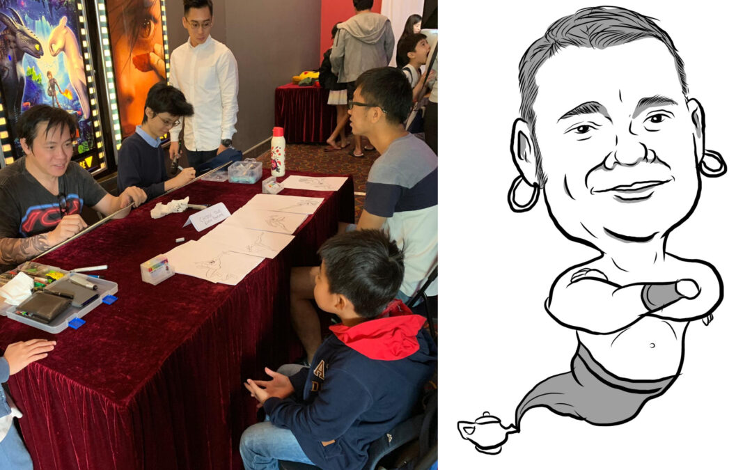 Movie Event Caricature